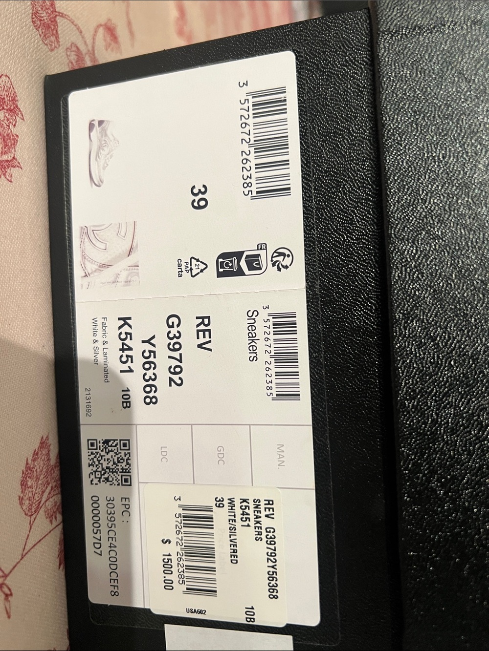Chanel Silver Metallic Mesh Platform Sneakers - Women's - Picture 10 of 10